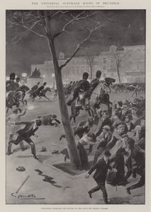 Le rivolte per il suffragio universale a Bruxelles da G.S. Amato